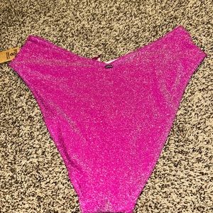 Pink Glitter Bikini Bottoms